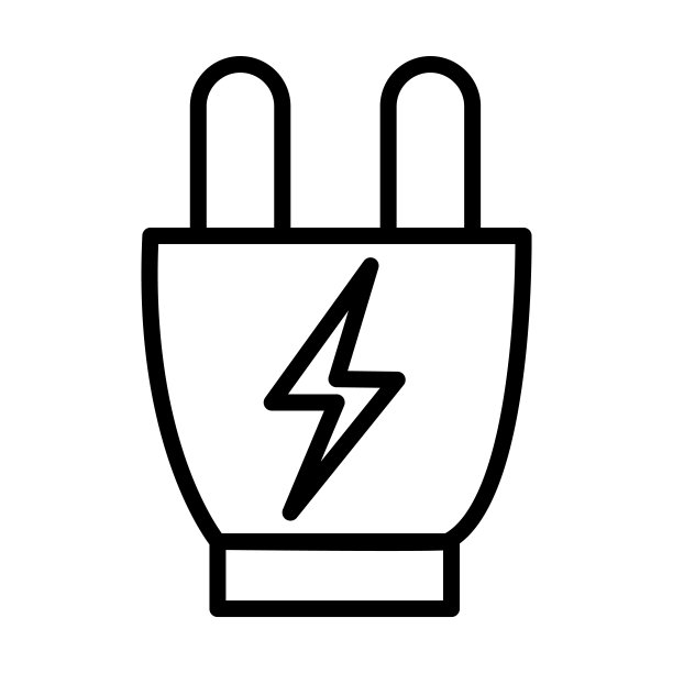 生态插座图标从自然收集。薄线性生态插座，生态，能源轮廓图标孤立在白色背景。线矢量生态插座标志，网络和移动符号。图片下载