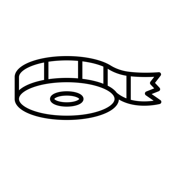 从sew收集的磁带图标。薄的线性磁带，矢量，设备轮廓图标孤立在白色背景上。线向量带符号，网络和移动设备符号。图片下载