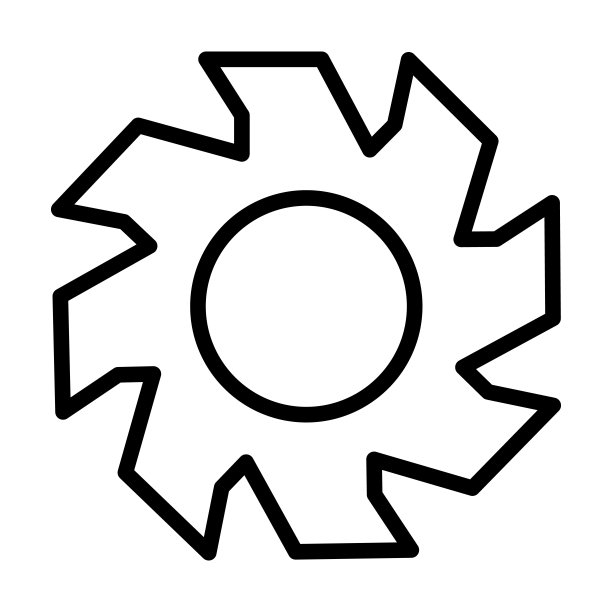 武器收集中的刀片图标。薄线性刀片，设备，头发轮廓图标孤立在白色背景上。线矢量叶片标志，网络和移动的符号。图片下载