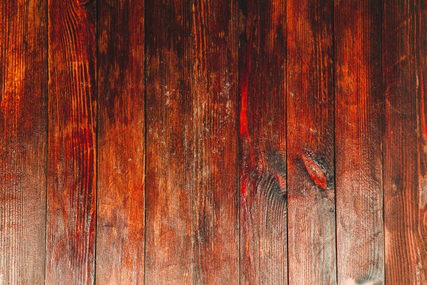 复古棕色木材背景纹理与结和钉孔图片下载