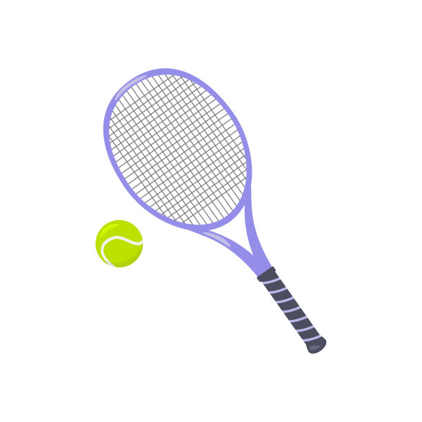 孤立网球拍和网球图片下载