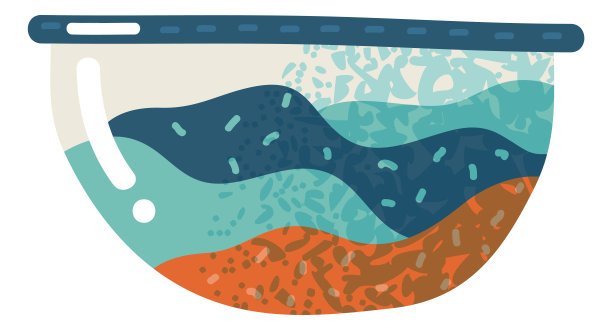 玻璃碗。半满的盘子。厨房用具图片下载