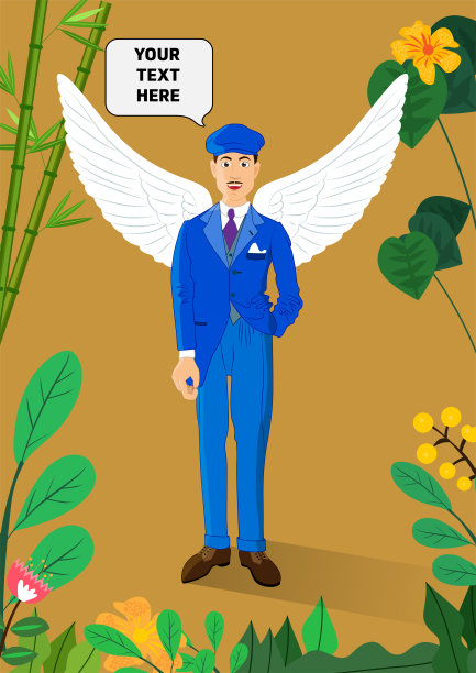 拥有天使翅膀的人图片下载