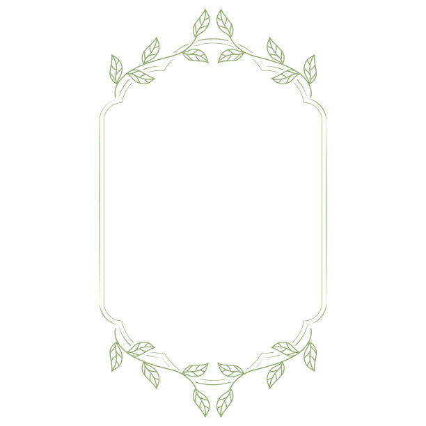 绿叶框架图片下载