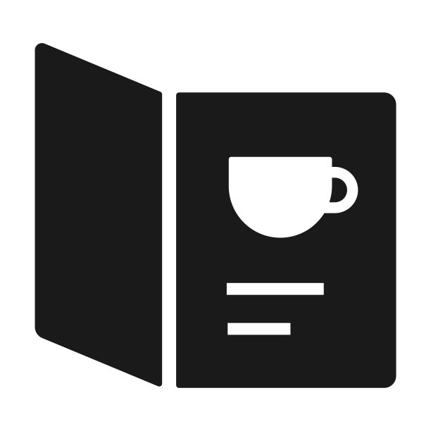 咖啡菜单图标。图片下载