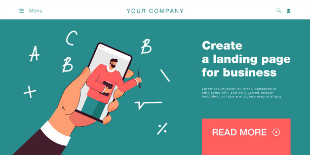 手持智能手机，屏幕上有男老师图片下载