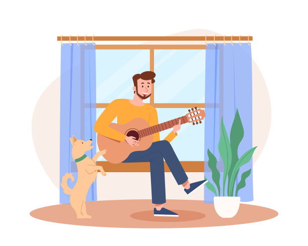 人弹吉他图片下载