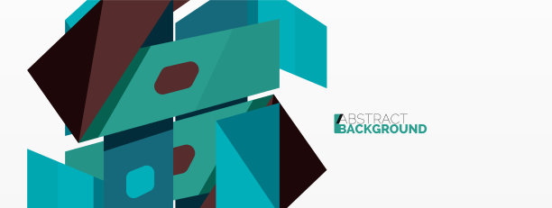 创意几何壁纸抽象丝带图片下载