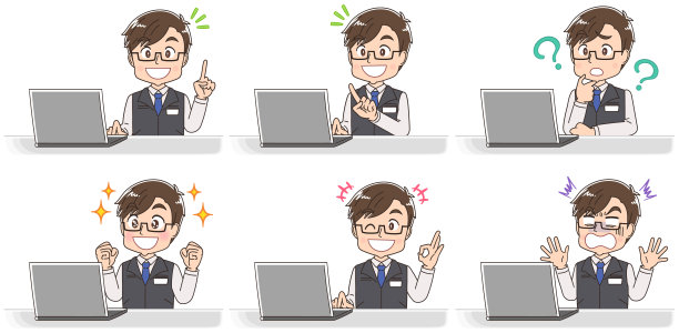 男性电子商店职员或零售商店员工图片下载