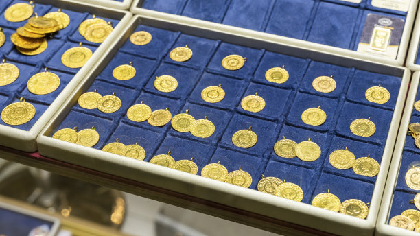 土耳其四分之一金币图片下载