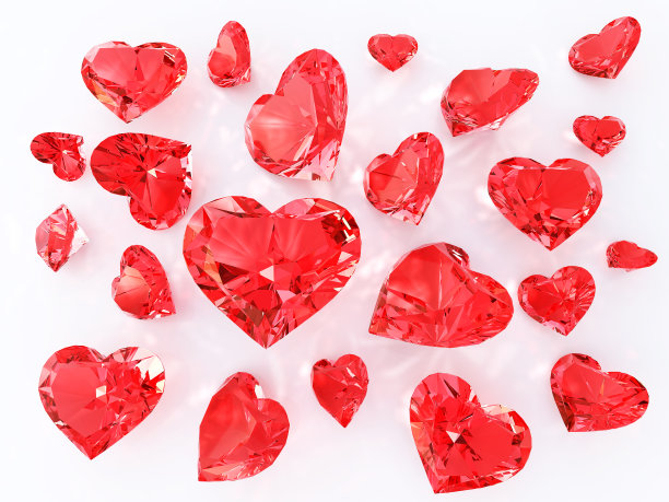 红宝石的心面图片下载