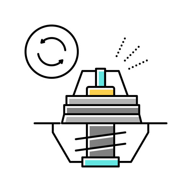 恒温器更换颜色图标矢量孤立插图图片下载