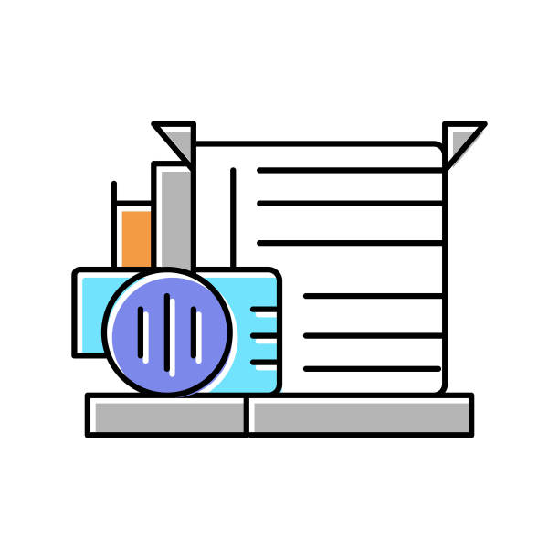 巧克力设备生成器颜色图标矢量插图图片下载