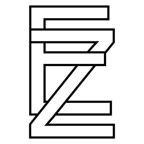 标志标志，ez ze图标nft ez交错的字母ez图片下载