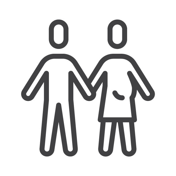 家庭关系线图标图片下载