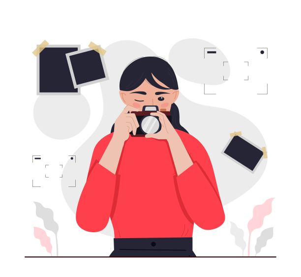 女人用摄影机图片下载