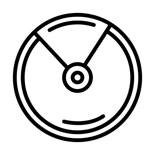 光盘与眩光图标从多媒体收集。薄线性光盘眩光，紧凑，眩光轮廓图标孤立在白色背景。线向量光盘与眩光标志，。图片下载