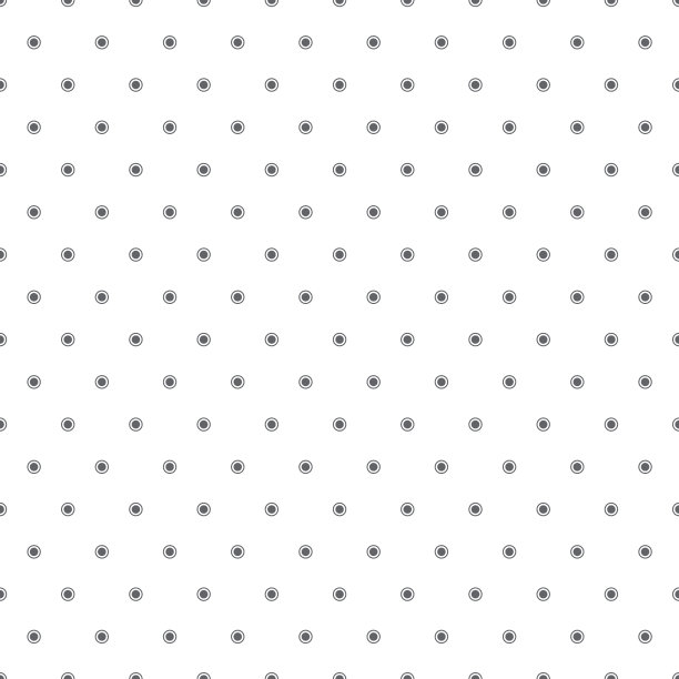 极简几何无缝图案与圆和点图片下载