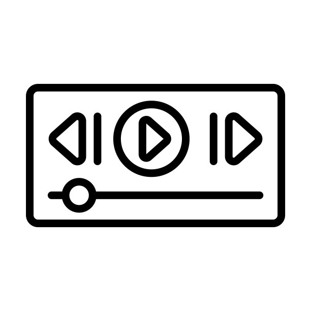 音乐播放器设置图标从音乐和媒体收藏。薄线性音乐播放器设置，音乐，媒体轮廓图标孤立在白色背景。线向量音乐播放器设置符号，符号。图片下载