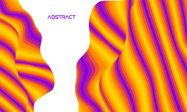 彩色波背景。数字色彩艺术纹理图形。抽象彩色彩虹波浪抽象图片下载