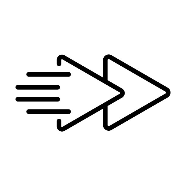 快速图标从多媒体收集。薄线性快速，简单，业务大纲图标孤立在白色背景。直线矢量快速符号，网络和移动符号。图片下载