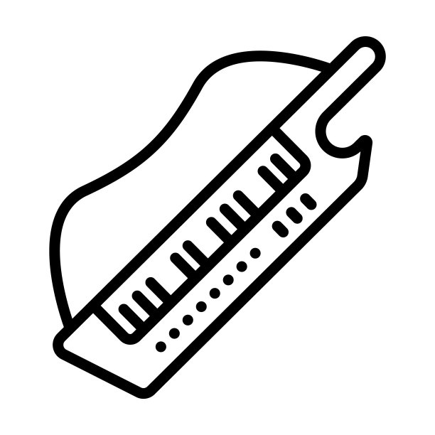 Keytar图标从音乐和媒体收集。薄线性键，爵士乐，声音轮廓图标孤立在白色背景。线矢量键盘符号，网页和移动的符号。图片下载