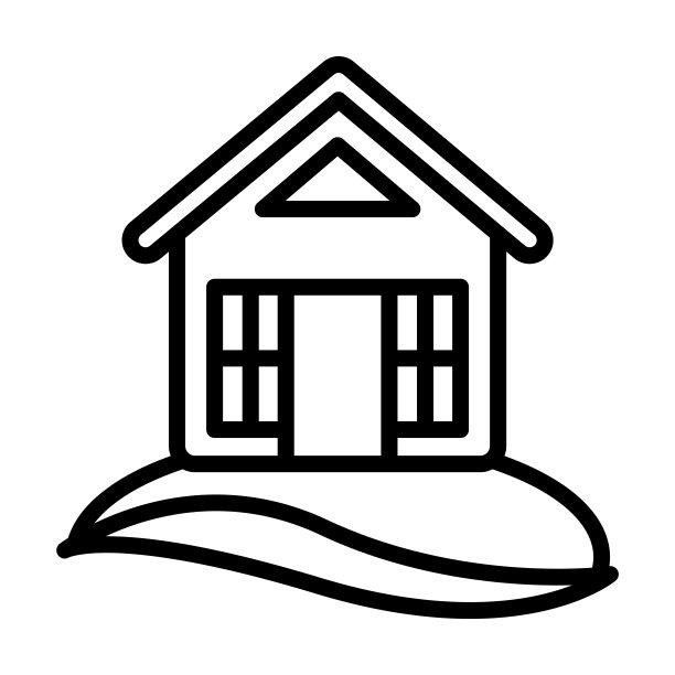 海滩小屋图标从假期收集。薄线性海滩小屋，小屋，海洋轮廓图标孤立在白色背景上。线向量海滩小屋标志，网络和移动的符号。图片下载