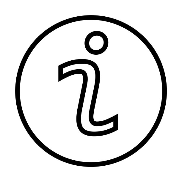 从用户界面收集的信息按钮图标。细线信息按钮，信息，按钮轮廓图标孤立在白色背景。线向量信息按钮符号，符号为。图片下载