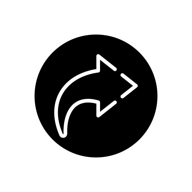 箭头图标平面设计在白色背景。股票插图图片下载
