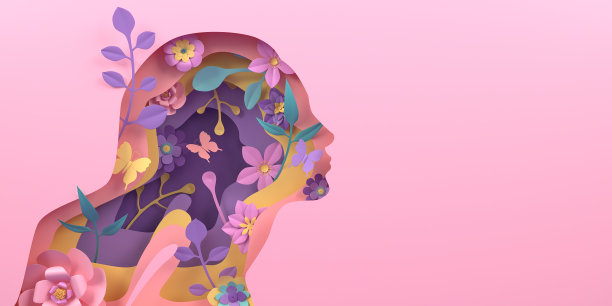 母亲节贺卡，特殊日子庆祝活动的3D渲染。图片下载