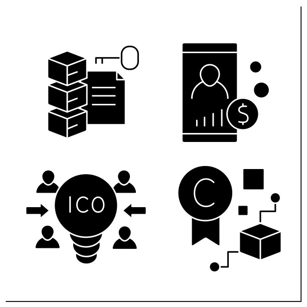 区块链字形图标设置图片下载