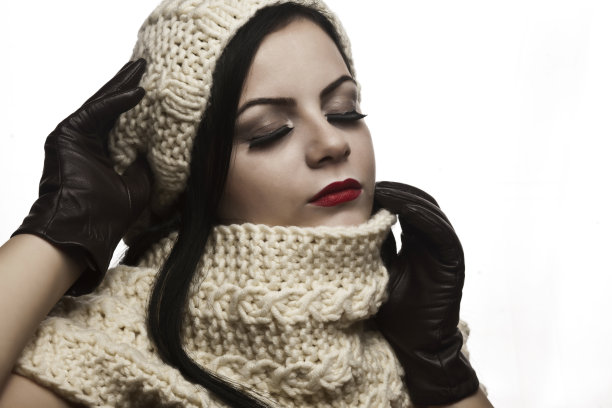 在摄影棚拍摄模特图片下载