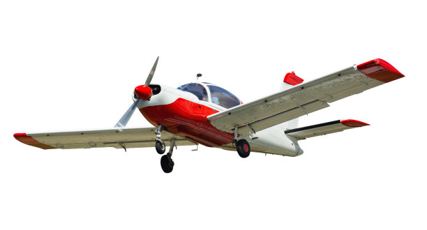 运动飞机孤立在干净的白色背景上图片下载