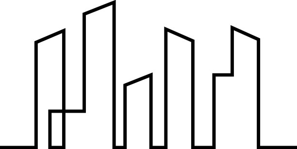 现代城市的天际线图片下载