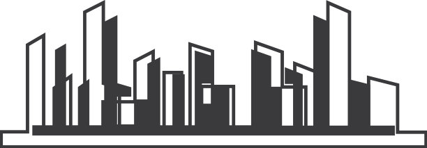 现代城市的天际线图片下载