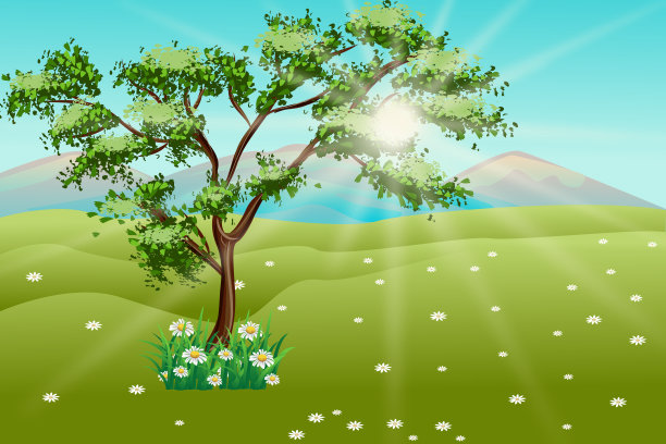 美丽的春天的背景图片下载