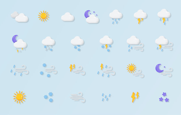 现实的三维云图片下载