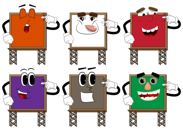 广告牌展示了一个“你疯了”的手势，他的手指在太阳穴上转动。图片下载