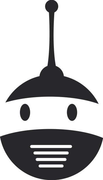 机器人的头标志图片下载