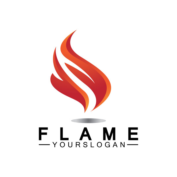 火焰标志设计模板图片下载