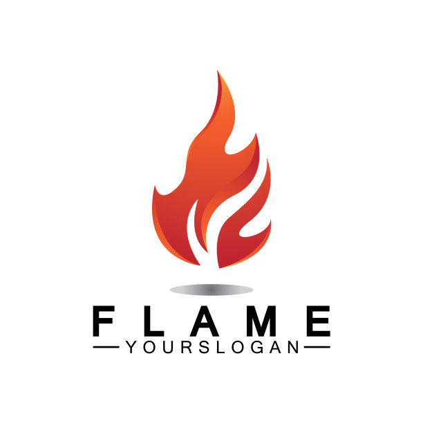 火焰标志设计模板图片下载
