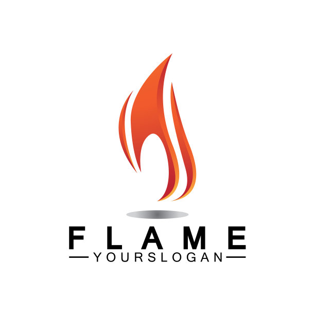 火焰标志设计模板图片下载