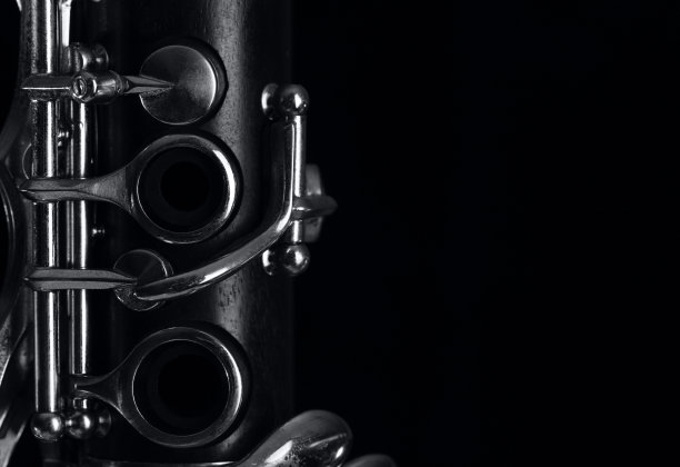 黑底单簧管体图片下载