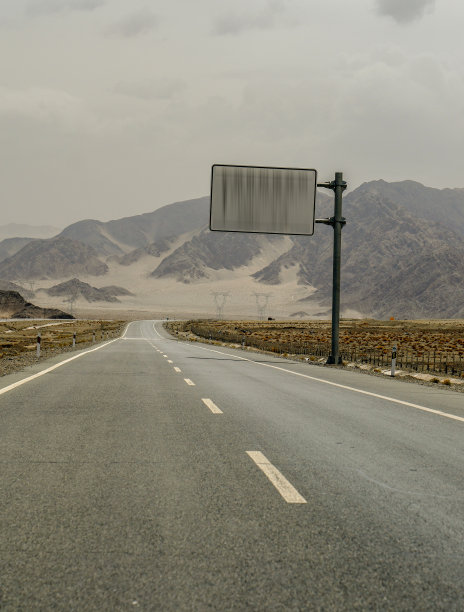 空的柏油路图片下载