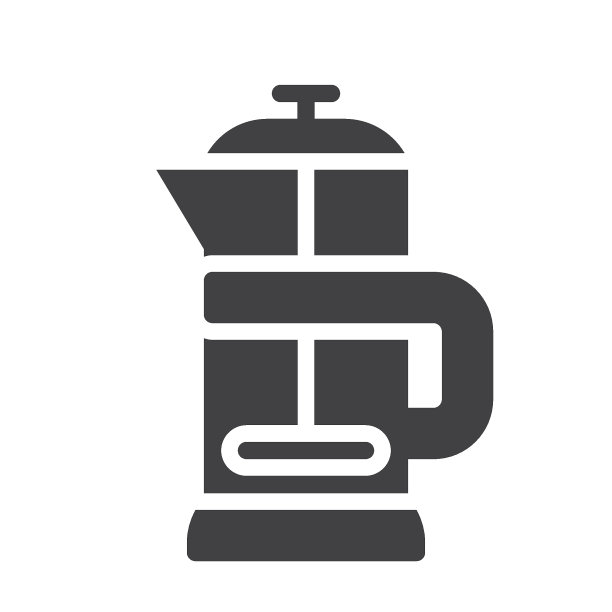 咖啡壶矢量图标图片下载