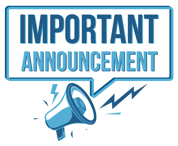 重要通告-用扩音器标示图片下载