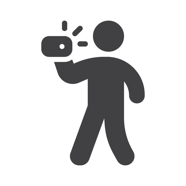 男子自拍照片矢量图标图片下载