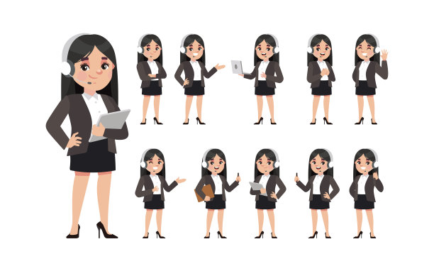 呼叫中心和客户服务特点图片下载