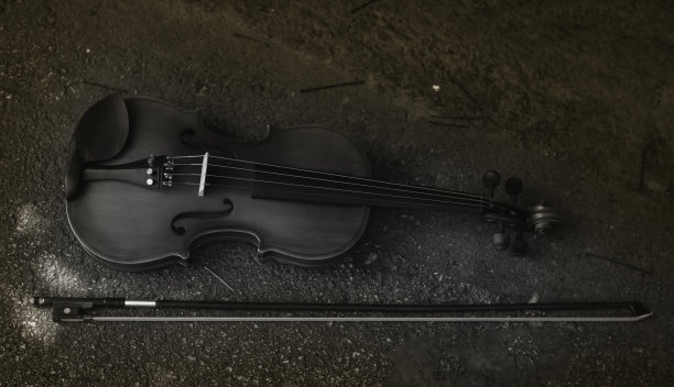 小提琴伴奏，声学乐器图片下载