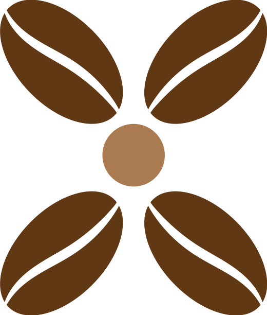 咖啡豆的标志图片下载